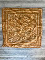 Organic Cotton Bandana Set of 10 : Paisley Scarf, Hand Block Print, Natural Dye