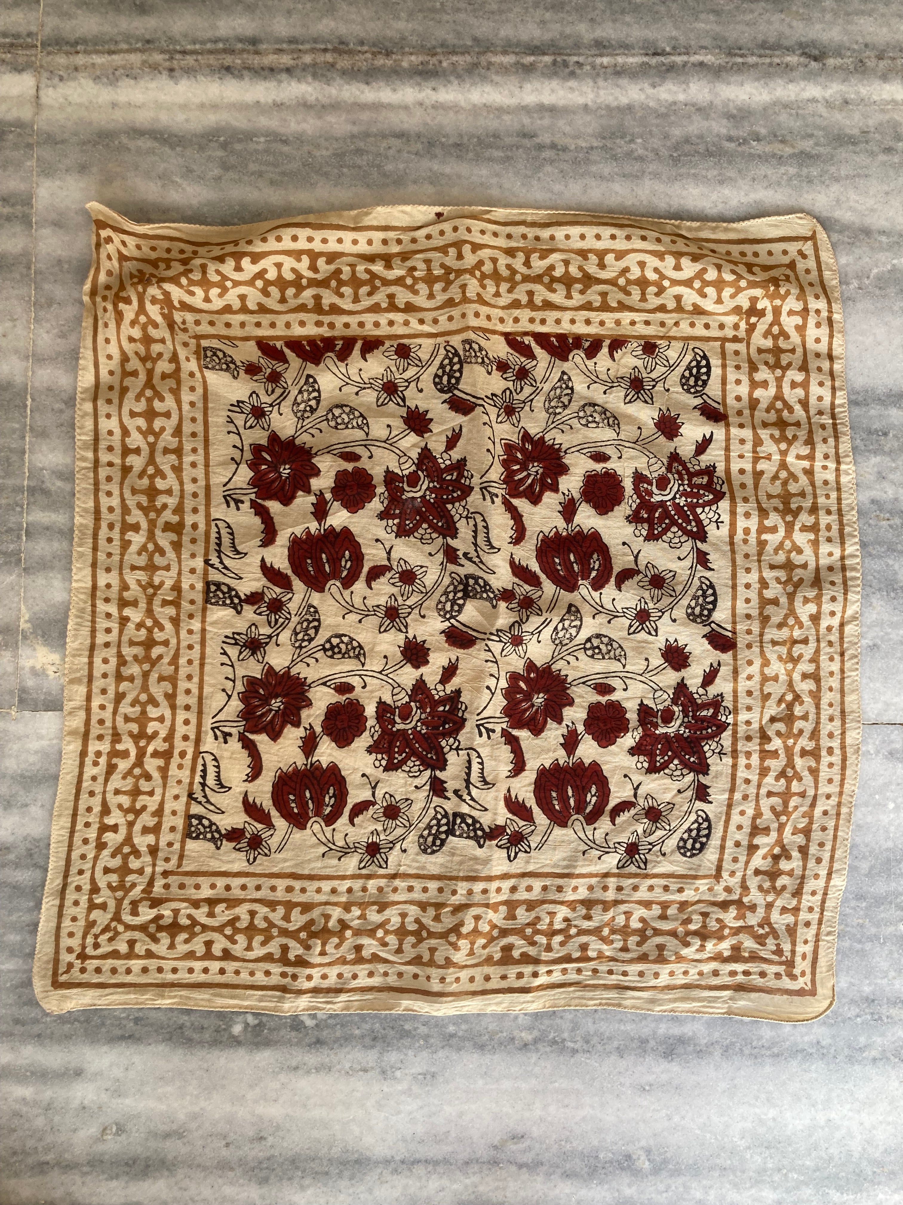 bandana,Neckkerchief,Handkerchief,Necktie made with natural colours gift item