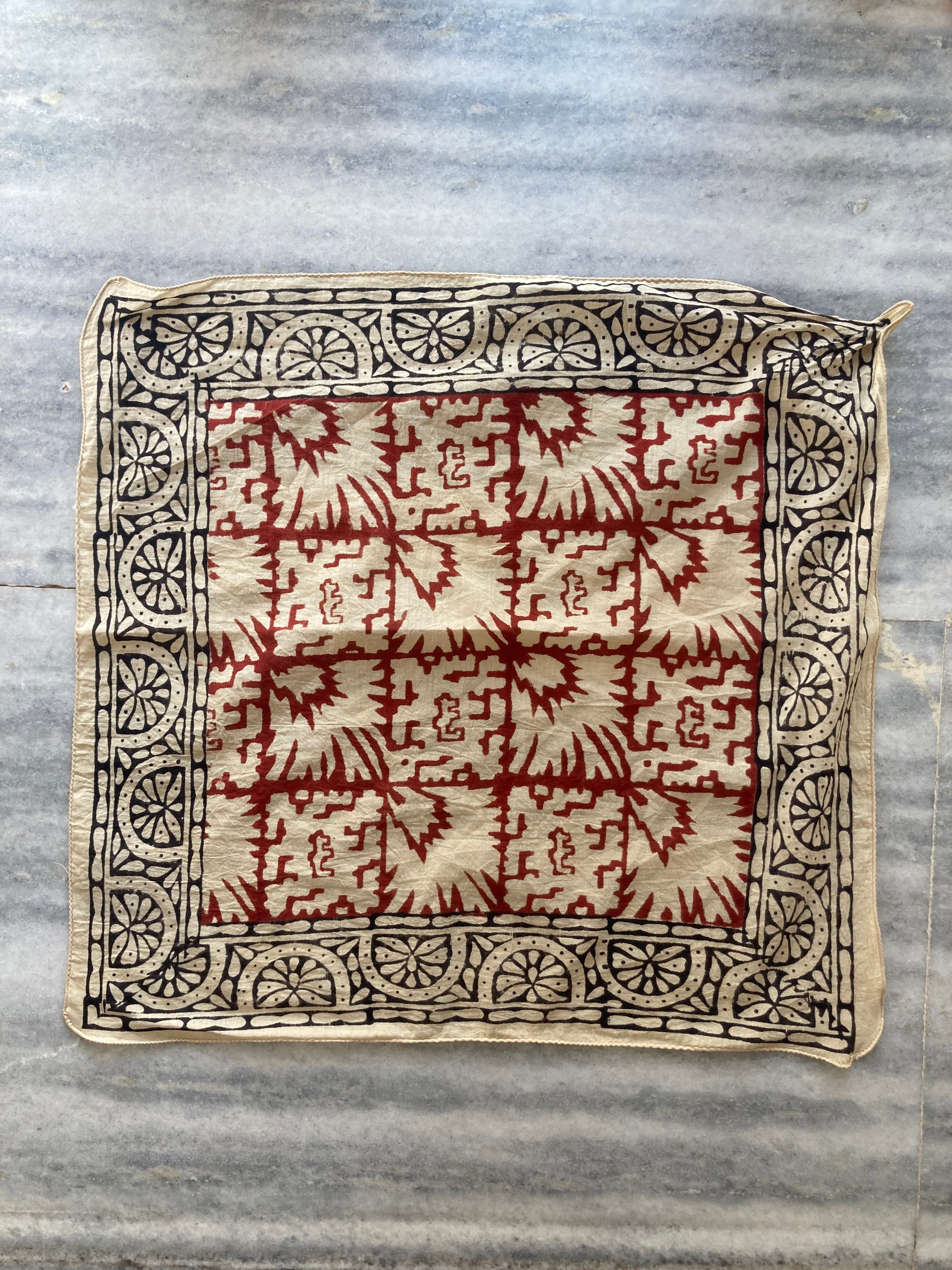 bandana,Neckkerchief,Handkerchief,Necktie made with natural colours gift item