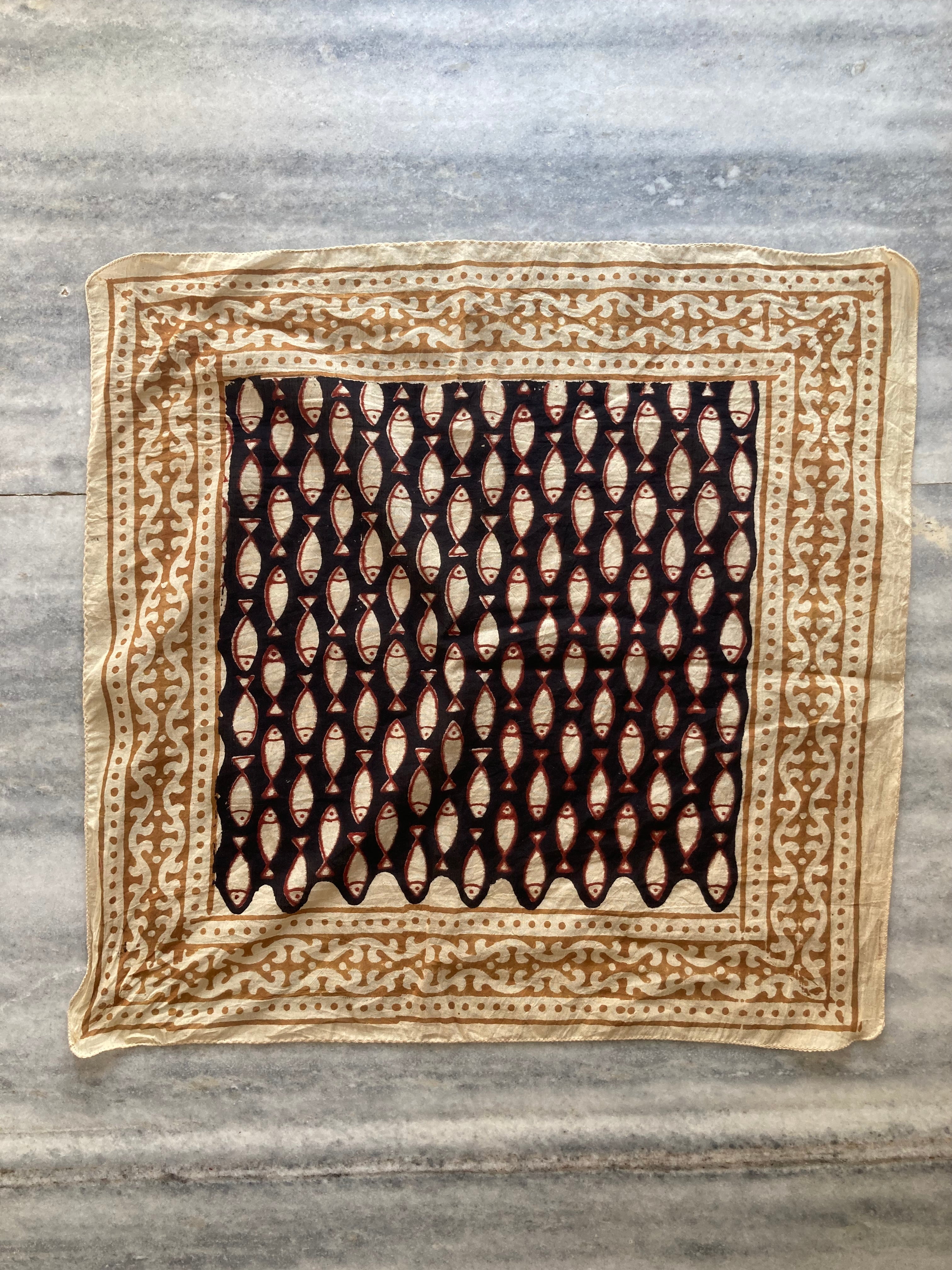 bandana,Neckkerchief,Handkerchief,Necktie made with natural colours gift item
