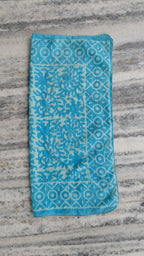 Hand Block Printed Cotton Bandana: Natural Dye Neckerchief - Made in India