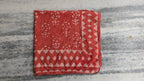 Hand Block Printed Cotton Bandana: Natural Dye Neckerchief - Made in India