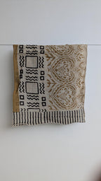 Handblock Printed Cotton Bandanas - Natural Dye, Handmade in India - Set of 10