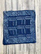 Hand Block Print Cotton Bandanas - Set of 10, Natural Dye