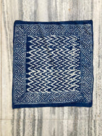 Hand Block Print Cotton Bandanas - Set of 10, Natural Dye