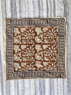 Set of 10 hand printed bandana,Neckkerchief,Handkerchief, made with natural colours gift item