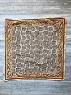 Hand Block Print Cotton Bandanas - Set of 10, Natural Dye