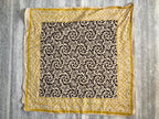 Hand Block Print Cotton Bandanas - Set of 10, Natural Dye